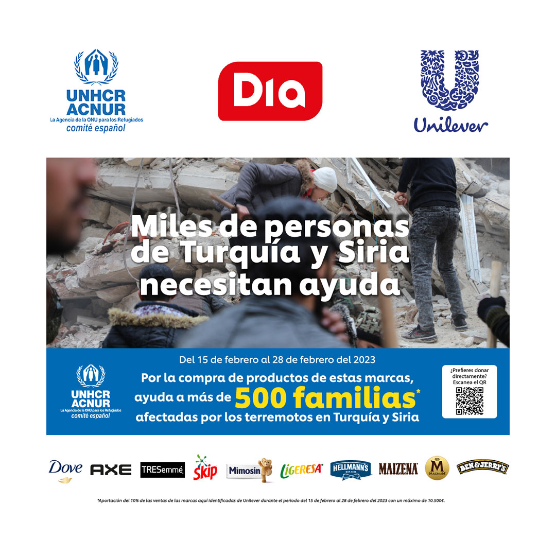 ayuda a los refugiados de Turquía y Siria