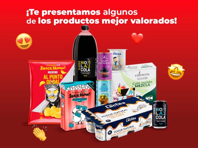 ¿Los productos más valorados en Dia? Los clientes eligen ¿Los productos más valorados en Dia? Los clientes eligen