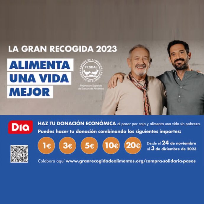 Dia se une un año más a la Gran Recogida de Alimentos de FESBAL