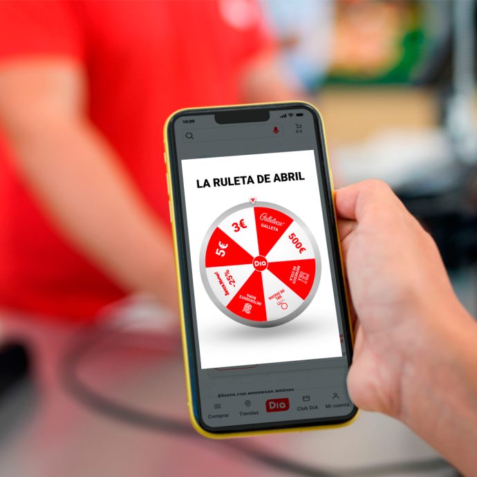 Dia-estrena-una-Ruleta-de-la-Suerte-en-su-App-con-mas-de-500000-premios Dia estrena una Ruleta de la Suerte en su App con más de 500.000 premios