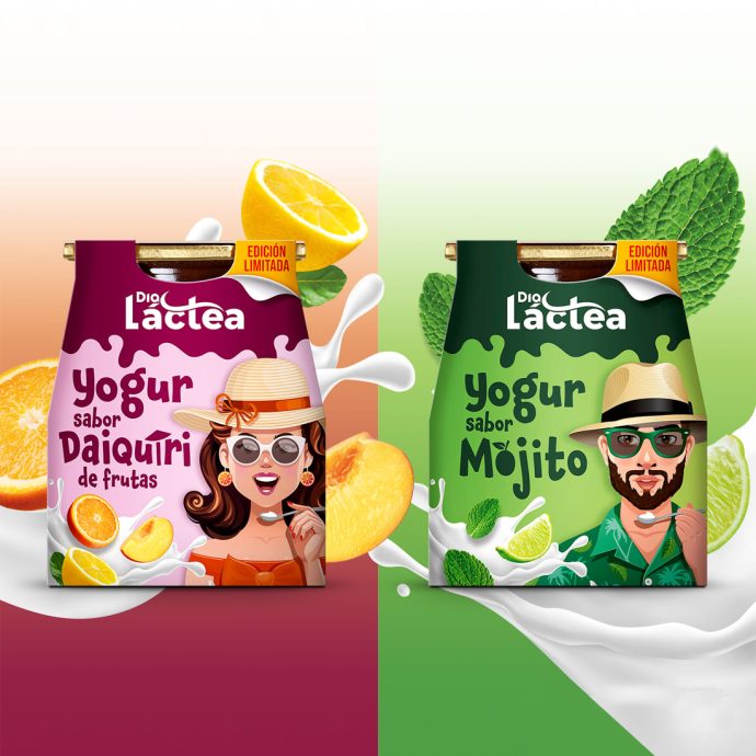 Este verano sabe a cóctel con los nuevos yogures sabor Mojito y Daiquiri de Dia
